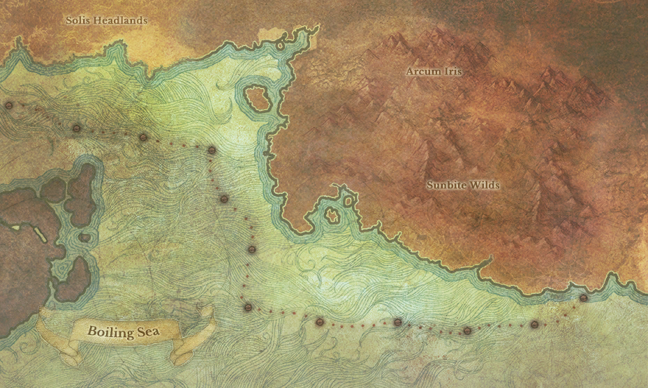 Boiling Sea map