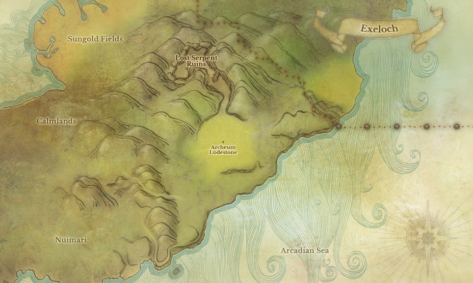 Exeloch map