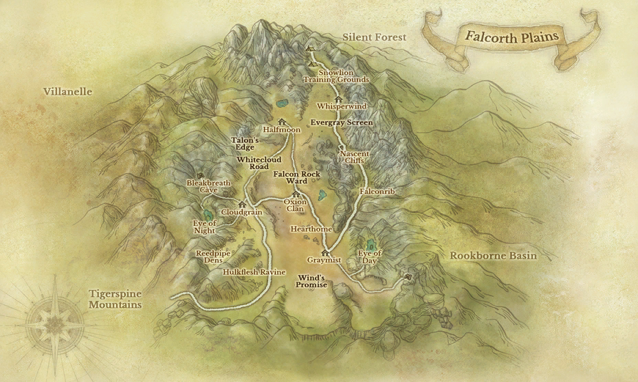 Falcorth Plains map