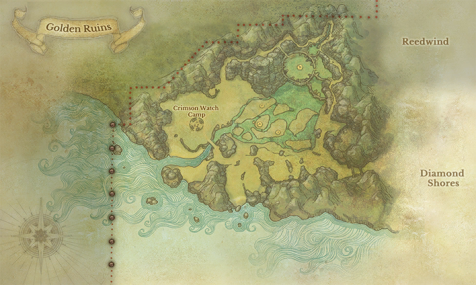 Golden Ruins map