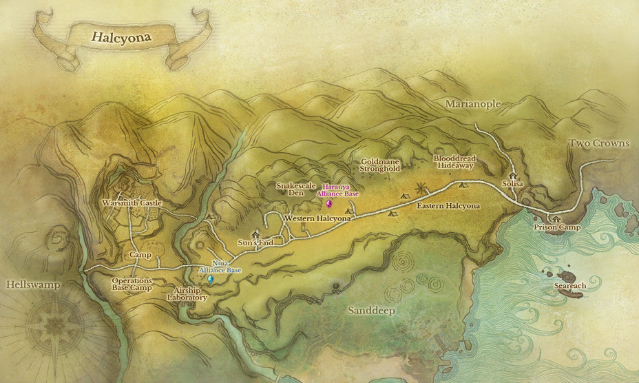 Halcyona map
