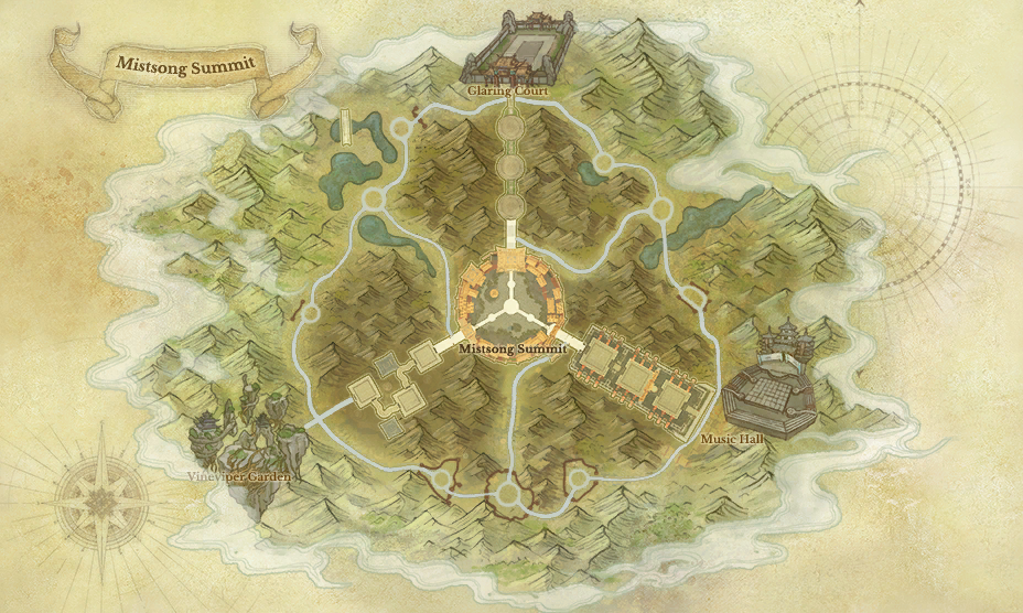 Mistsong Summit map
