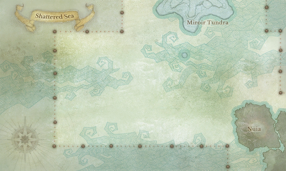 Shattered Sea map