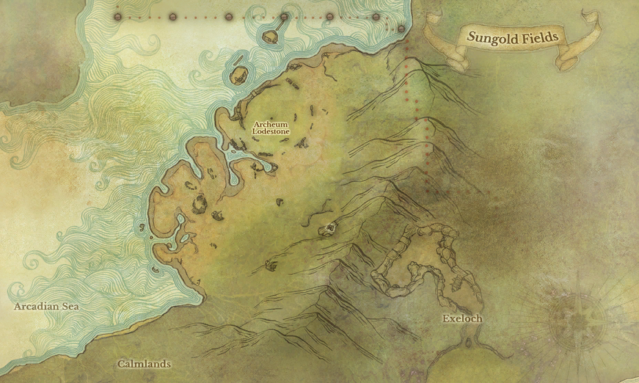 Sungold Fields map